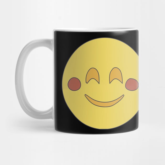 Smiling Eyes Emoticon - Positive Joy - Happiness by DeWinnes